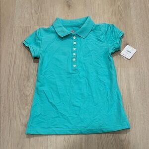 NWT JK Large Turquoise Polo Shirt